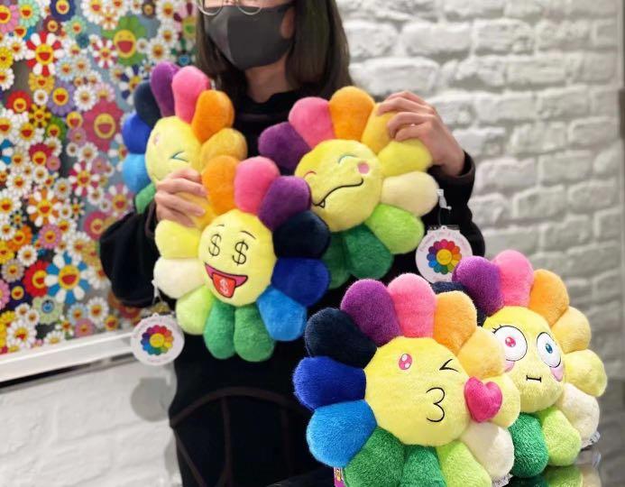 村上隆 FLOWER EMOJI CUSHION (30cm)-