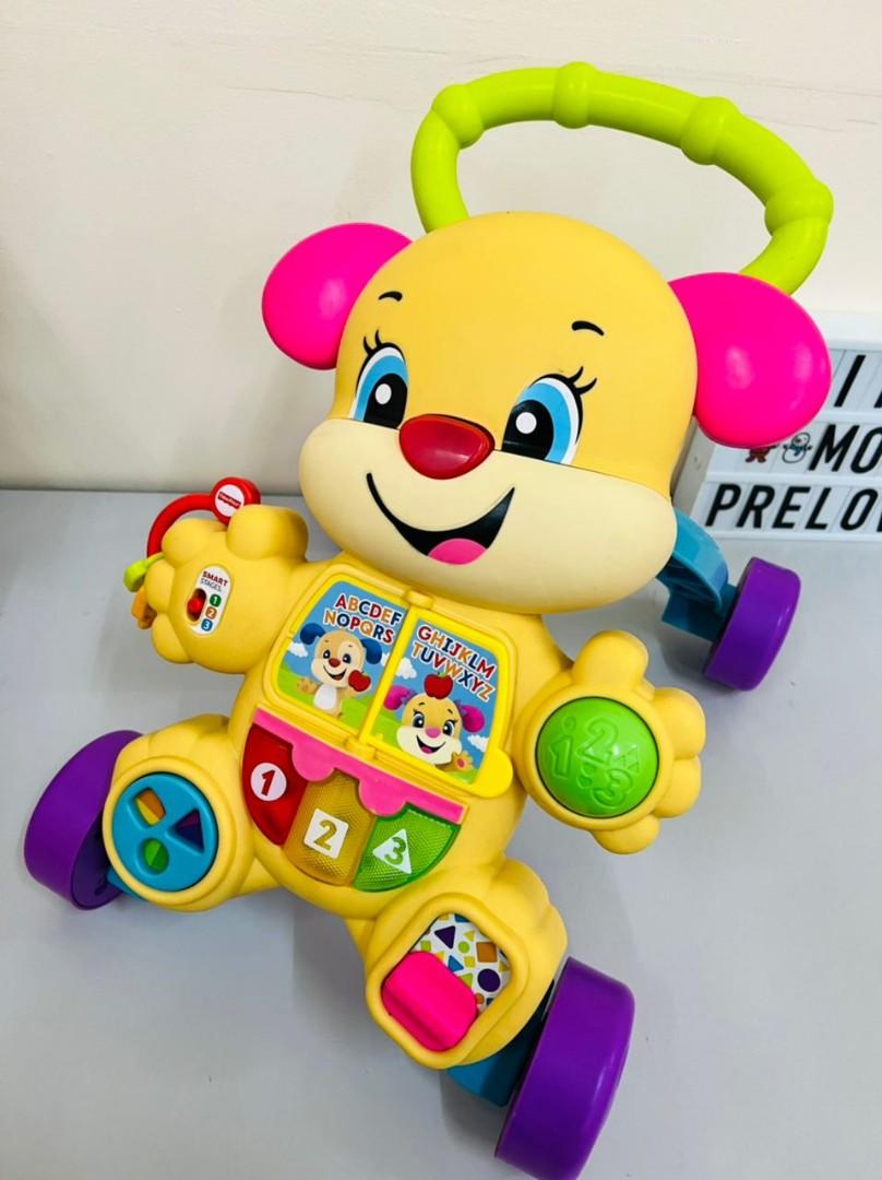 Fisher price laugh and online learn smart stages puppy walker