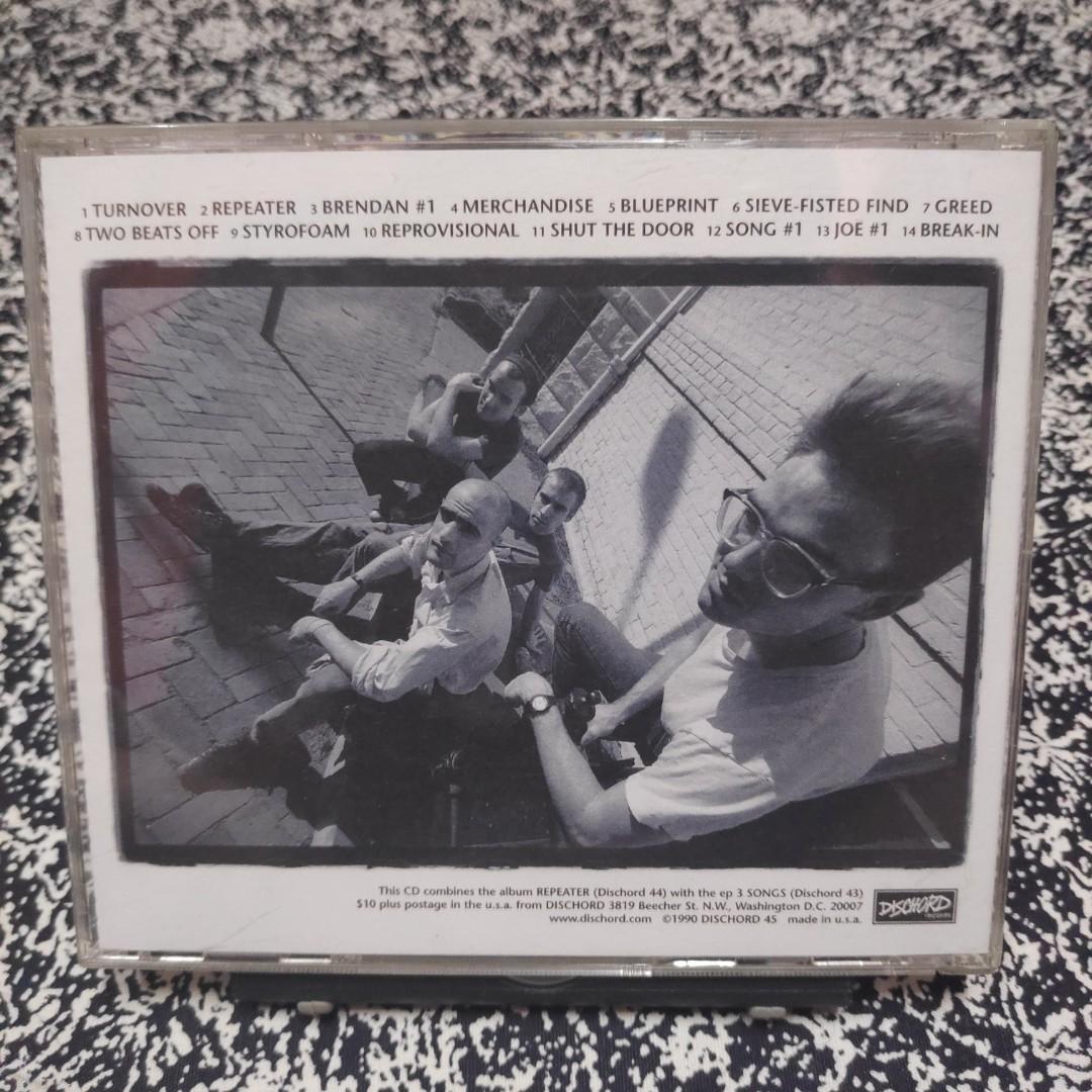 Fugazi Repeater + 3 Songs CD, Hobbies & Toys, Music & Media, CDs & DVDs