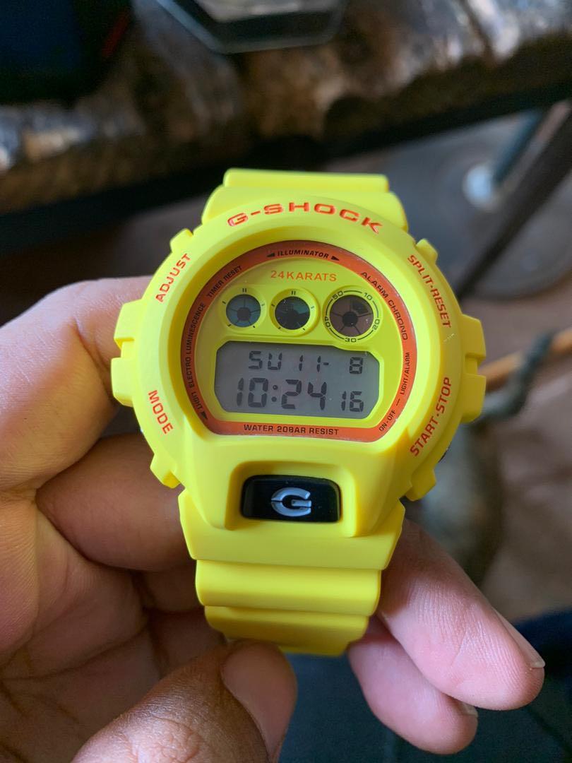 Jam g clearance shock kuning