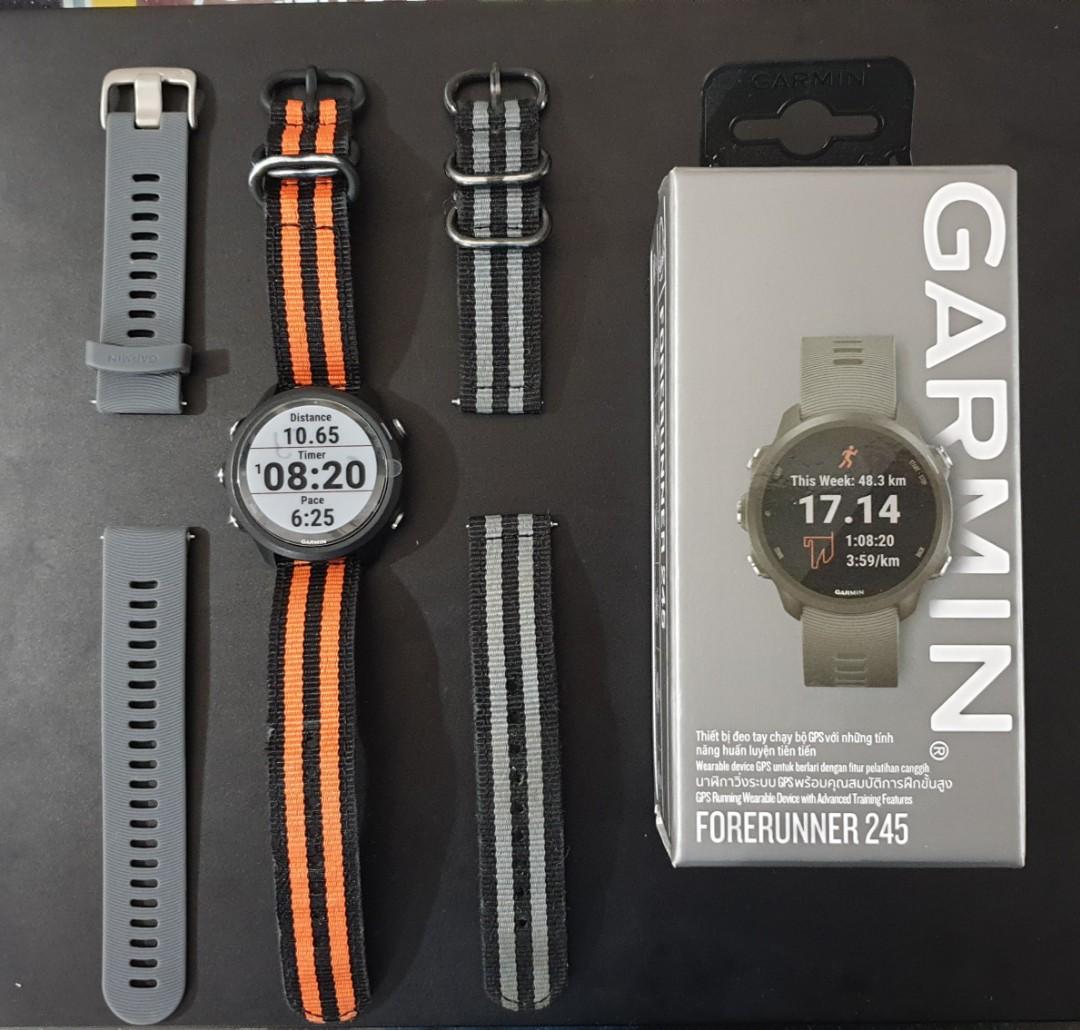 Garmin forerunner 245 slate grey Mobile Phones Gadgets