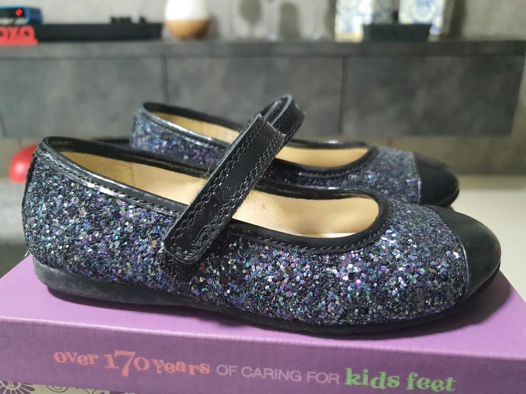 Girls black glitter shoes store