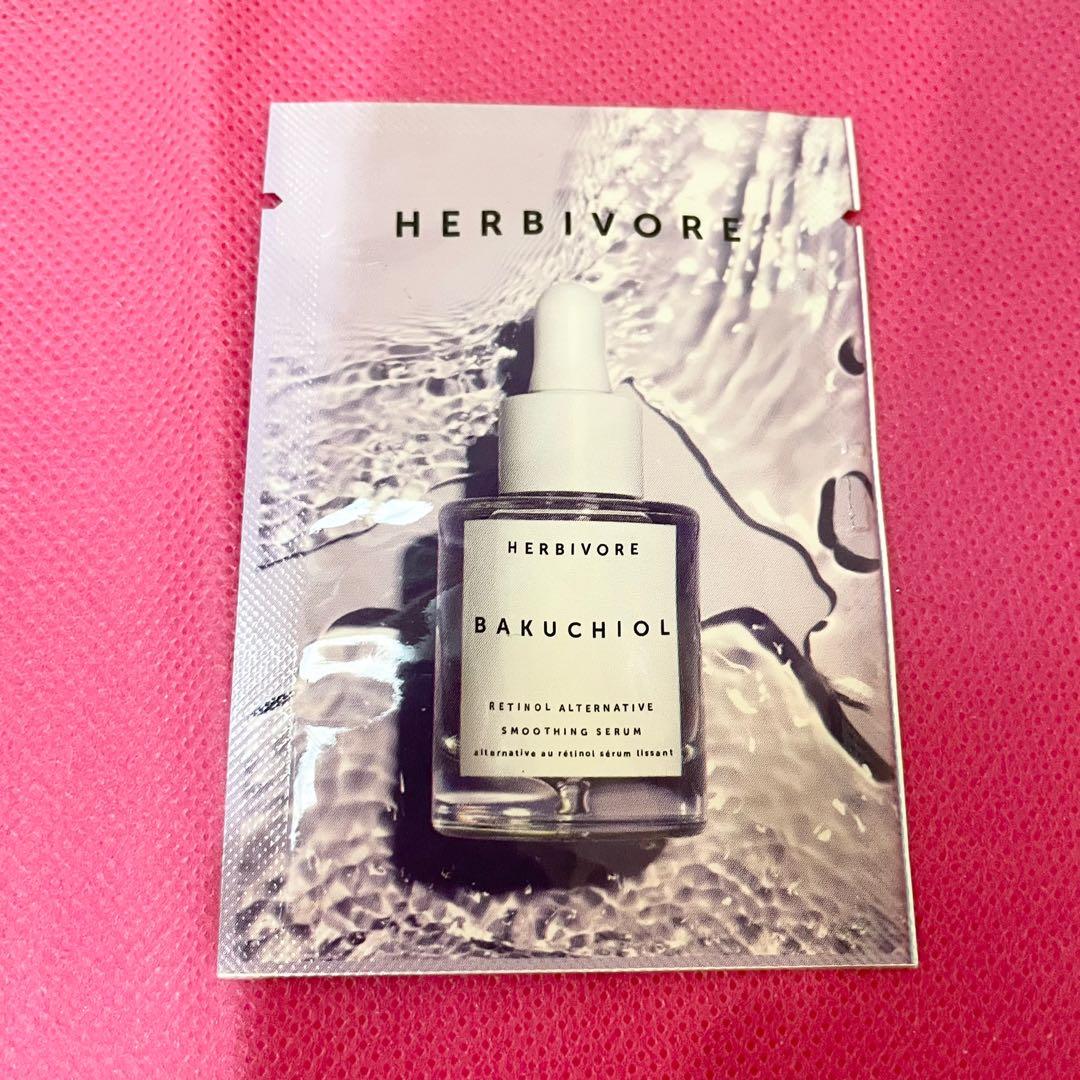 Herbivore bakuchiol retinol smoothing serum sachet purple, Beauty