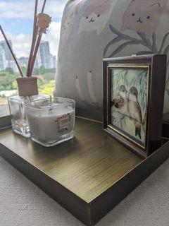 Home decor tray industrial vibe