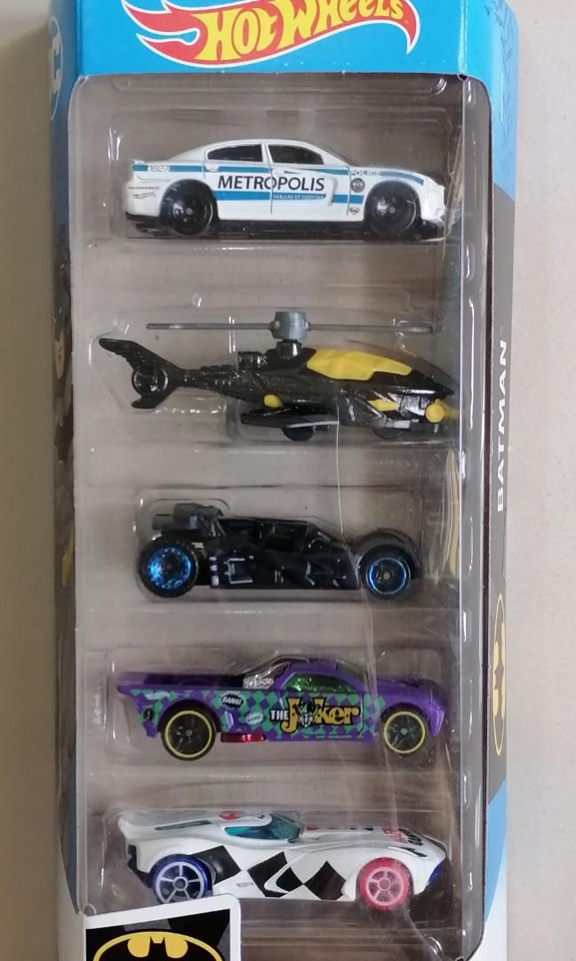 Hot Wheels 2021 5er Pack BATMAN GTN43 NEU OVP Batcopter Dark Knight Batmobile ..