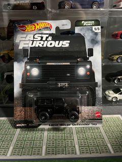 Hot wheels premium fast and furious land rover defender 90 car culture