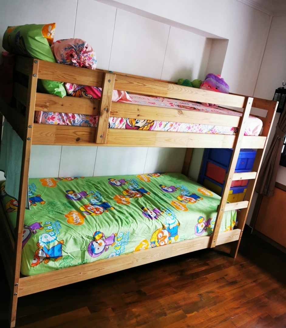 IKEA Double Deck Bed Frame, Furniture & Home Living, Furniture, Bed