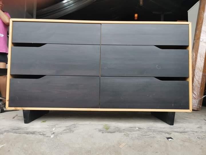 Ikea mandal chest of 6 drawers 55L x 19W x 31H inches, Furniture & Home