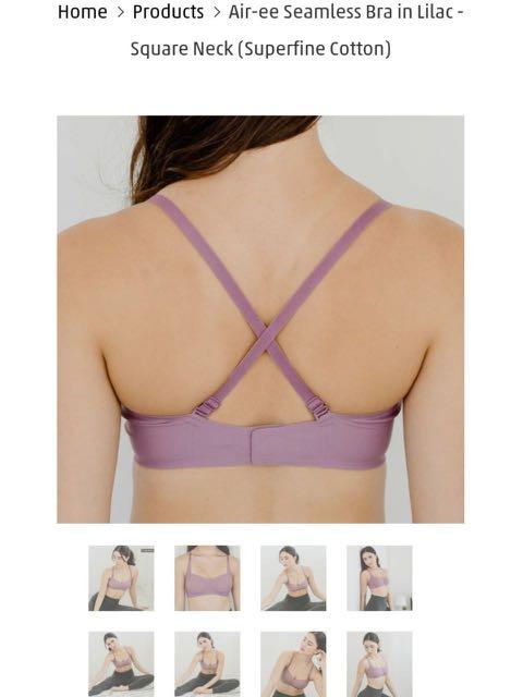 IMINXX Air-ee Seamless Bra in Lilac (sqaure neck), Women's Fashion, New  Undergarments & Loungewear on Carousell