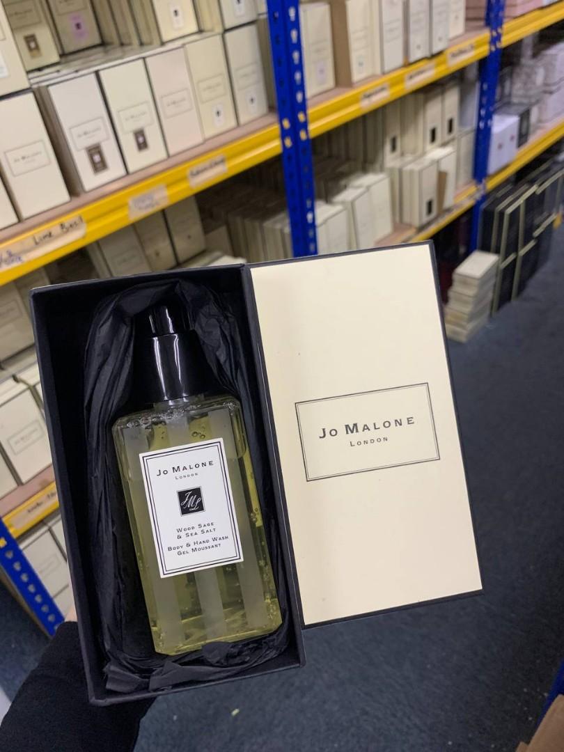 JO MALONE WOOD SAGE SEA SALT BODY HAND WASH GEL 250ML Beauty