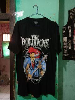 SALE!!!KAOS BAND THE BOLLOCKS SIZE M LUAR FIT TO L/XL KONDISI BARU TAG HADEATH OFFICIAL MERCHANDISE
