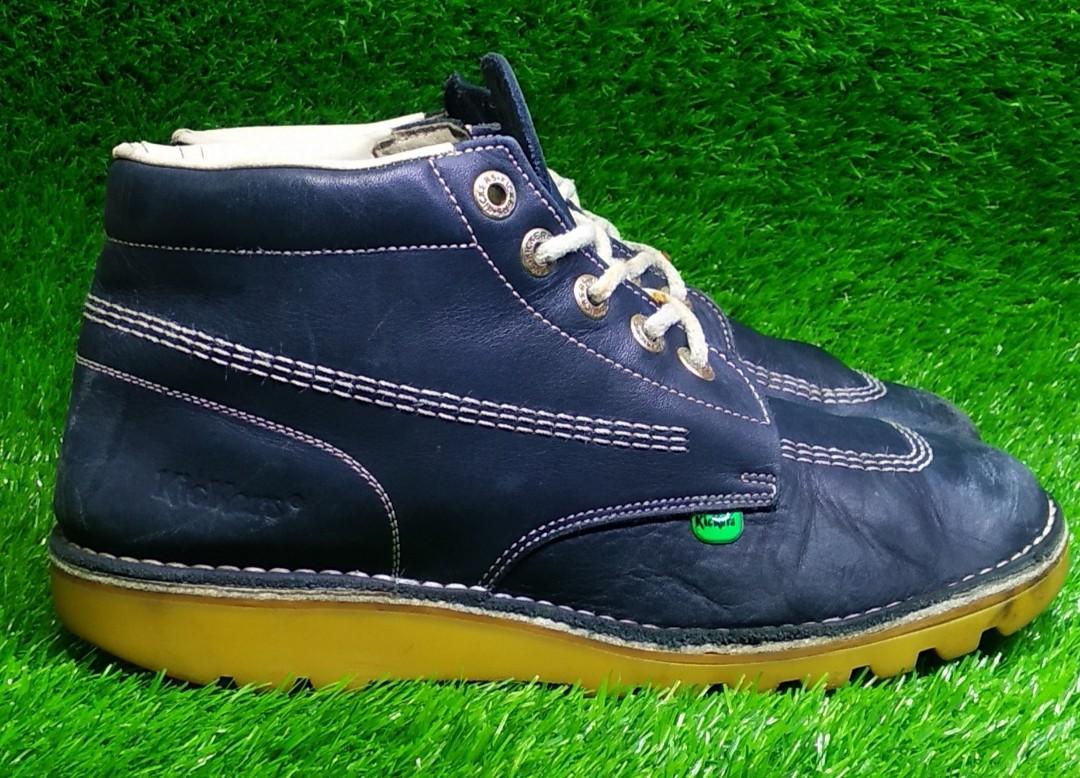 Blue store kickers boots