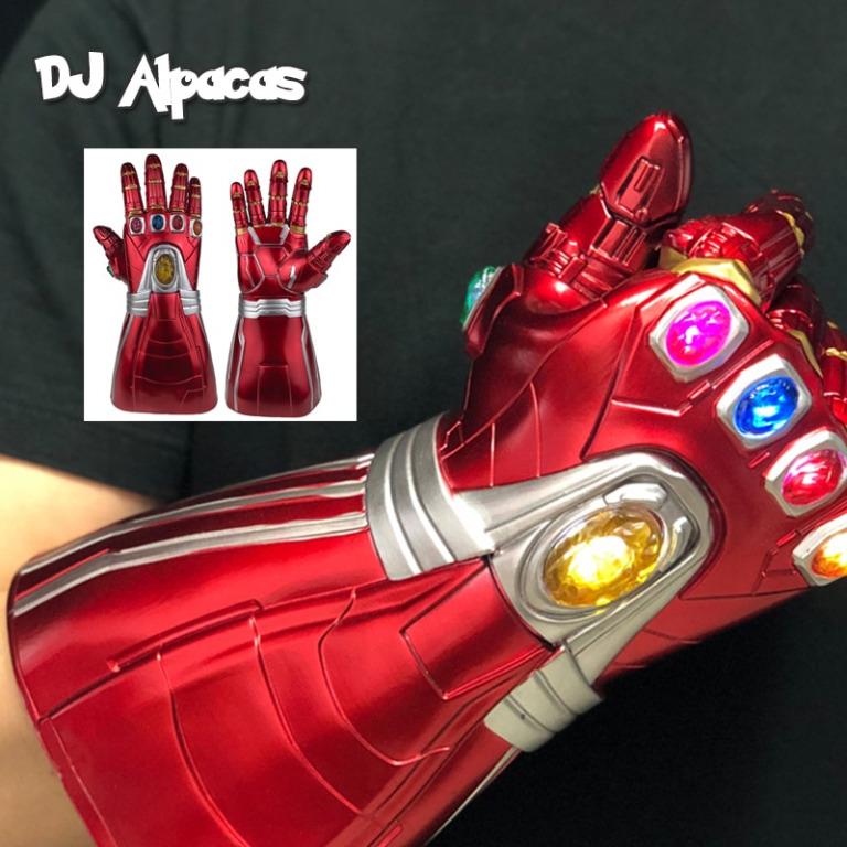 LED Iron Man Gloves Infinity Gauntlet Hulk Thanos Kid Adult Gloves Cosplay  Endgame Arm Arms Mask Superhero Weapon Party Props, Babies & Kids, Infant  Playtime on Carousell