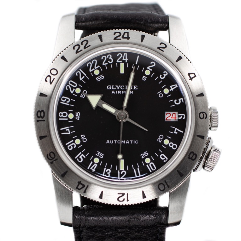 Like New Glycine Airman No. 1 Black Purist 36 Ref GL0371 Luxury