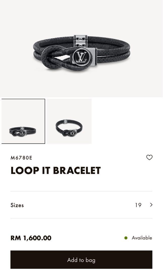 Loop It Bracelet Monogram Eclipse Canvas - Fashion Jewelry M6780E