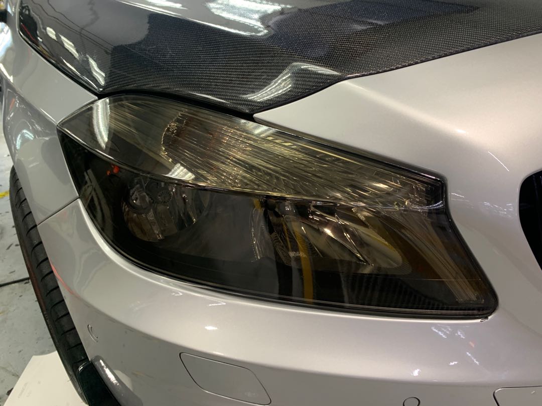 Mercedes Headlight Tinted, Car Accessories, Accessories on Carousell