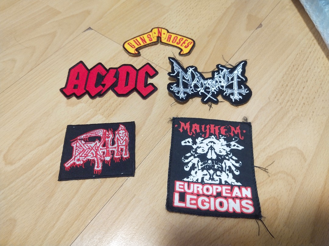 Metal Band Patches, Hobbies & Toys, Music & Media, Music Accessories on