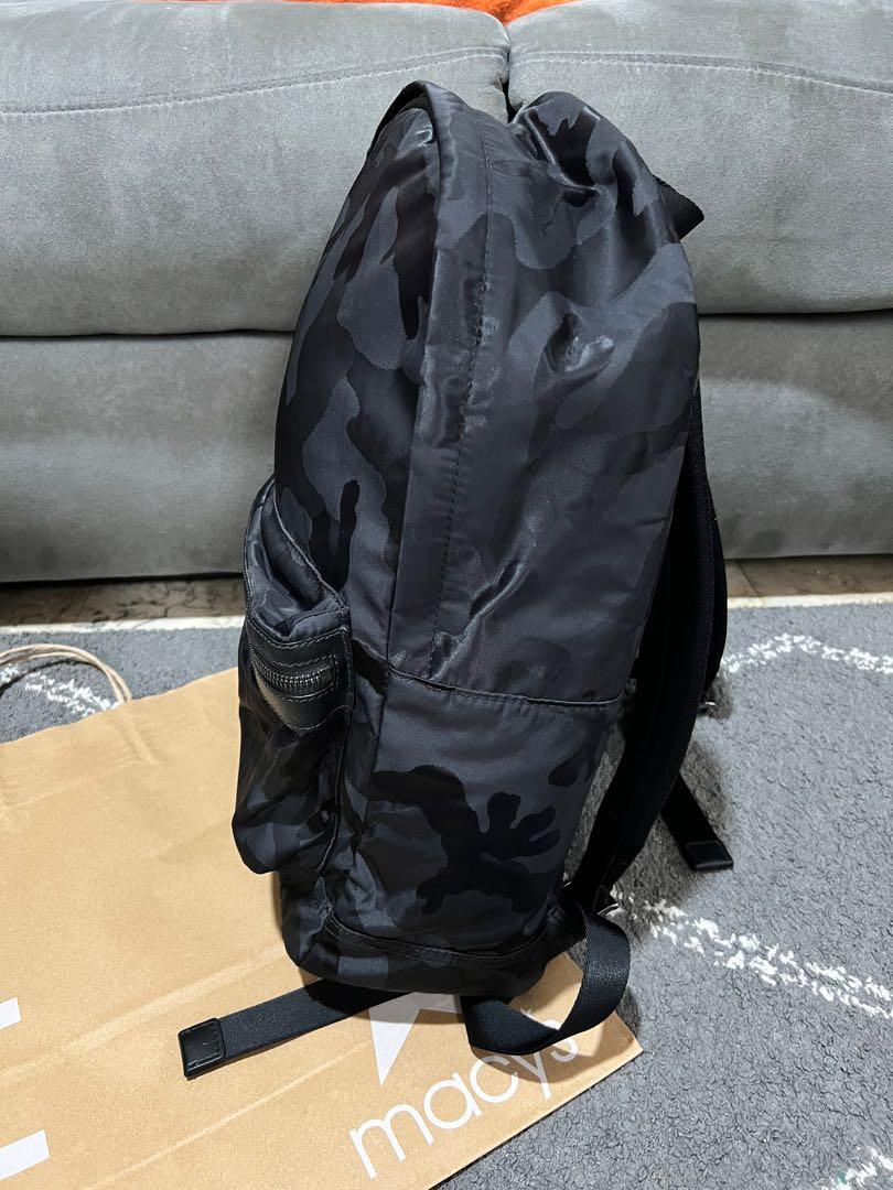 Michael kors black camo backpack store