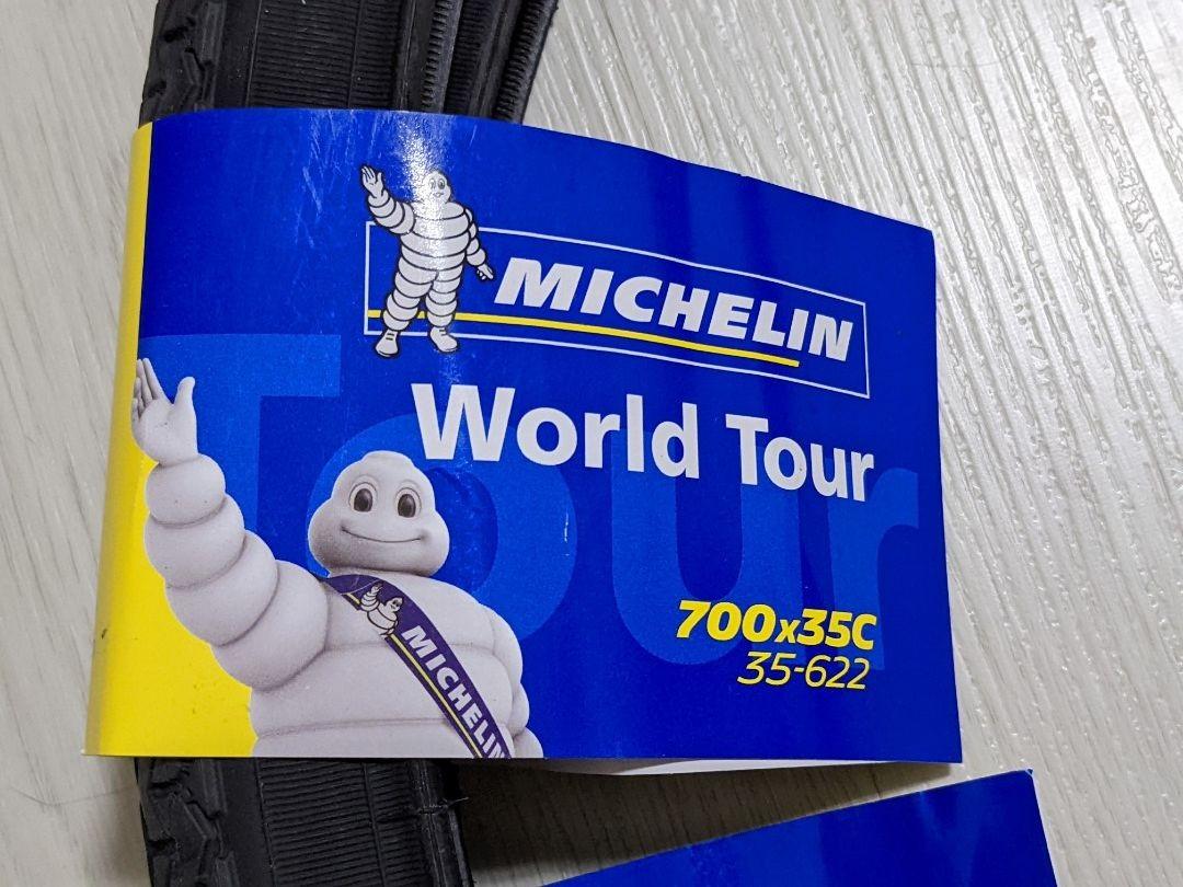 Michelin World Tour Bicycle Tyre Black 700c x 35c 35622 700x35c for