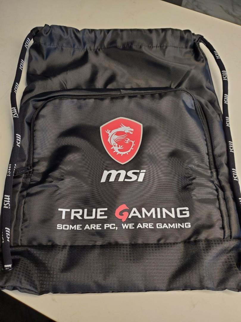MSI gaming bag and box