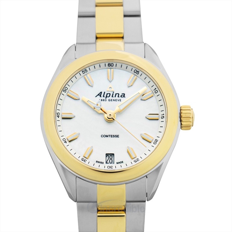 NEW Alpina Alpina Comtesse Quartz Mother of Pearl Dial Ladies Watch AL 240MPW2C3B Luxury Watches on Carousell