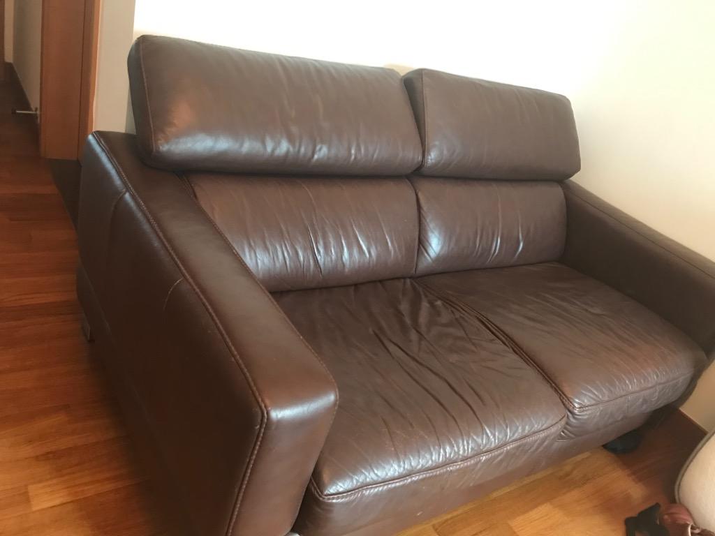 Nick scali 2 2025 seater leather recliner