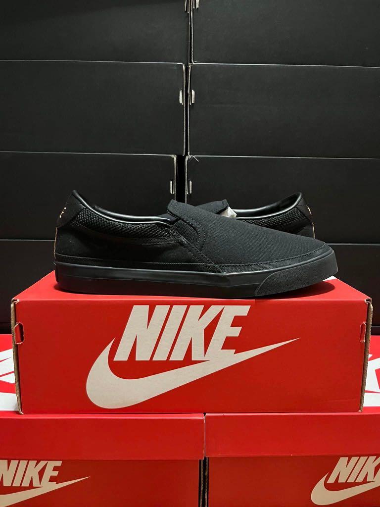 Nike Court Legacy Slip On Black Men #39 s Fashion Footwear Casual Shoes
