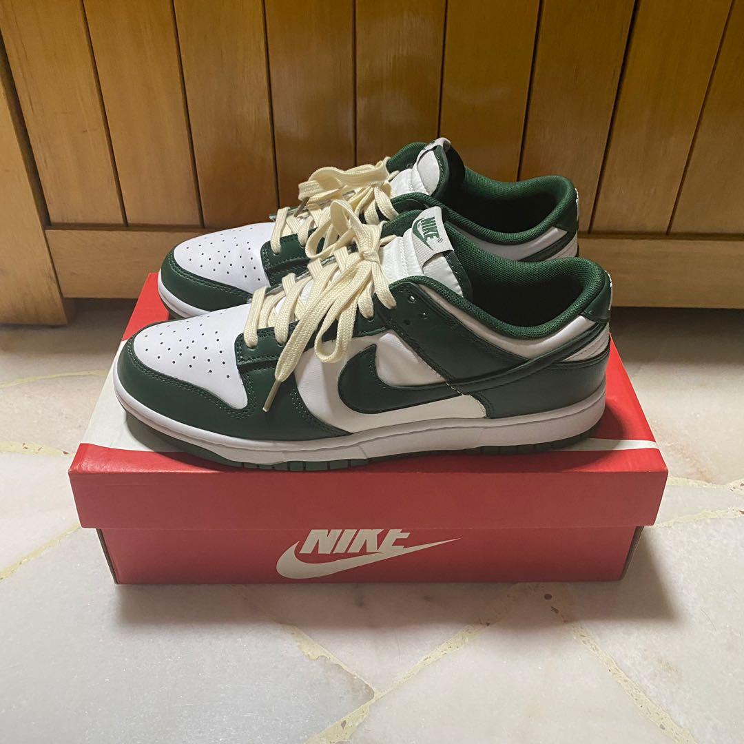Nike Dunk Low Michigan State Men S Fashion Footwear Sneakers On Carousell