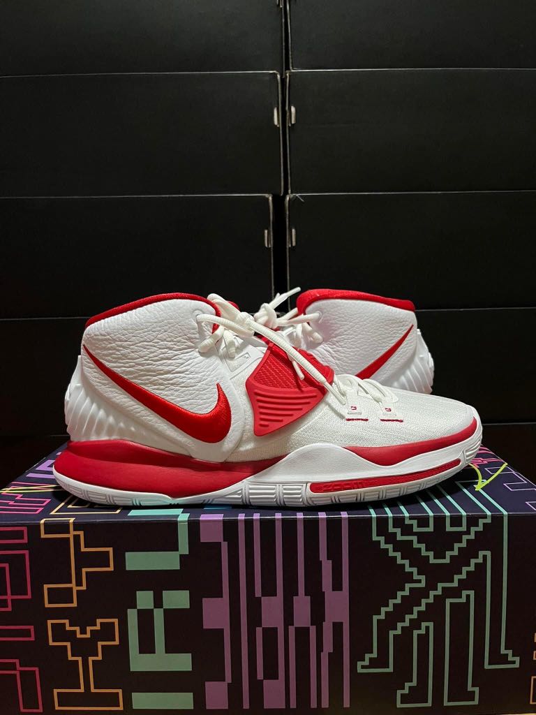 Kyrie white and red new arrivals