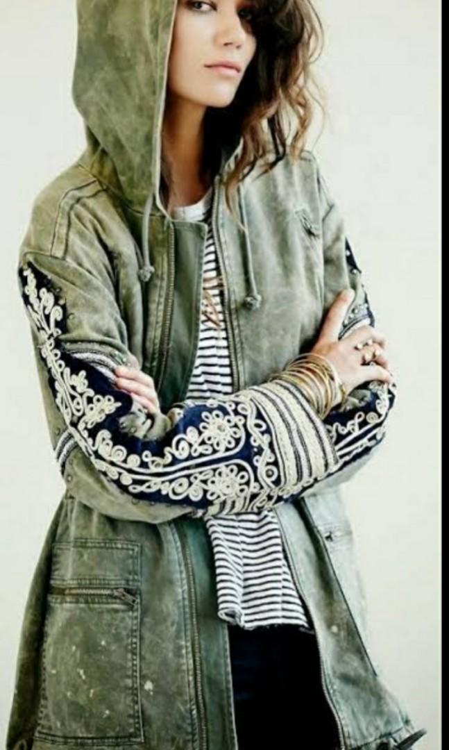 Golden quills military parka new arrivals