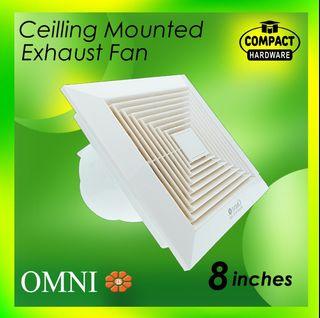 Omni Ceiling Exhaust Fans 8", 10", 12"
