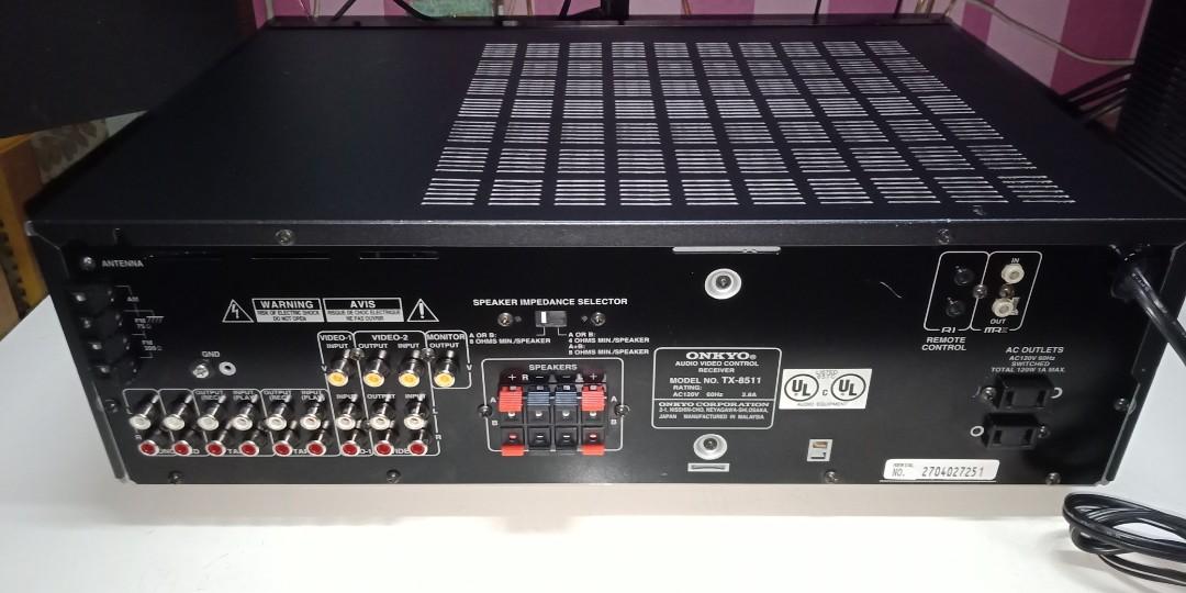 Onkyo TX8511 Stereo Receiver, Audio, Soundbars, Speakers & Amplifiers