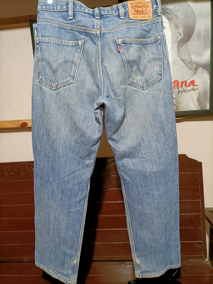 Original Vintage Rare Levi's 550 Relaxed Fit Men's Jeans Made in Mexico  introduced in 1985 DEADSTOCK, Luxury, Apparel on Carousell