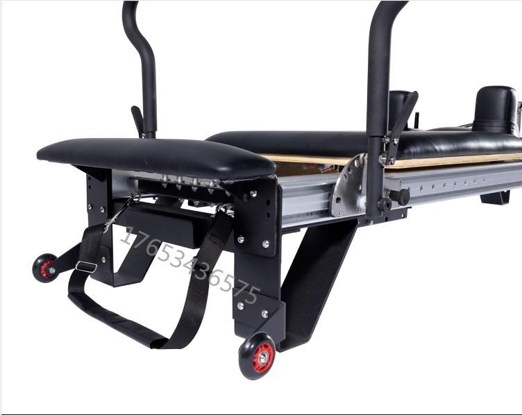PILATES REFORMER ALUMINIUM BED BN (Category: Cardio & Fitness Machines) located in Singapore. Submitted by pilatesokyz (Listing ID 1131875905, Image 3). Description: PRE ORDER ONLY. 1 MONTH LEAD TIME PRICE INCLUDES DELIVERY & INSTALLATION ADDITIONAL CHARGES MAY APPLY IF DIFFICULTY IN ACCESS TO SITE DESCRIPTION This is the most versatile Reformer, offering wide range of features and is portable. It stacks and stores vertically for convenient stora