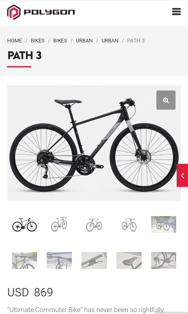 2021 polygon path 3 urban city bike deals