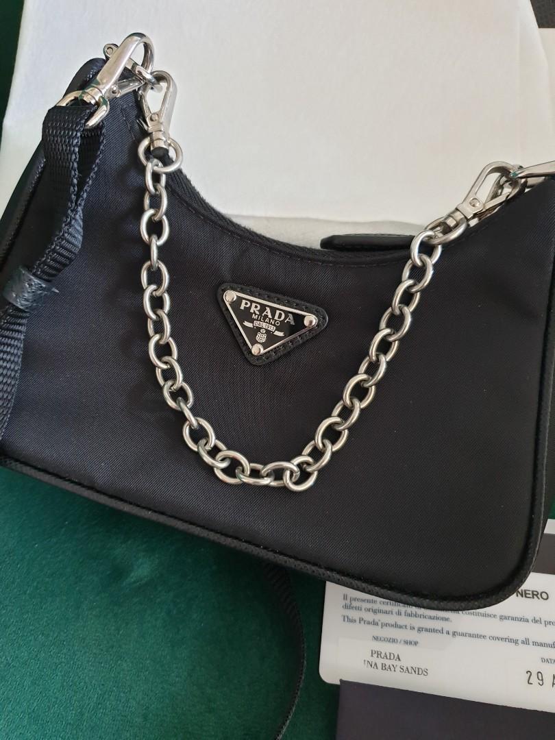 Prada mini tessuto nylon new arrivals bag