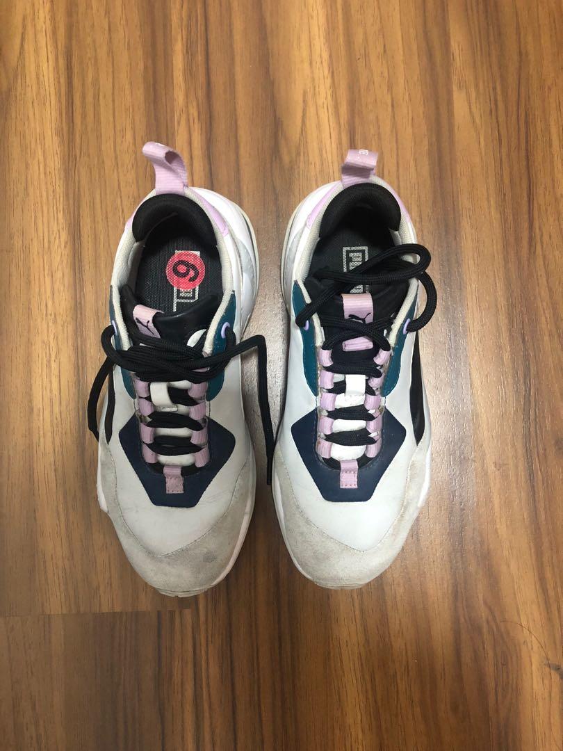 Puma Thunder Rive Droite Gray Sneakers Women s Fashion Footwear