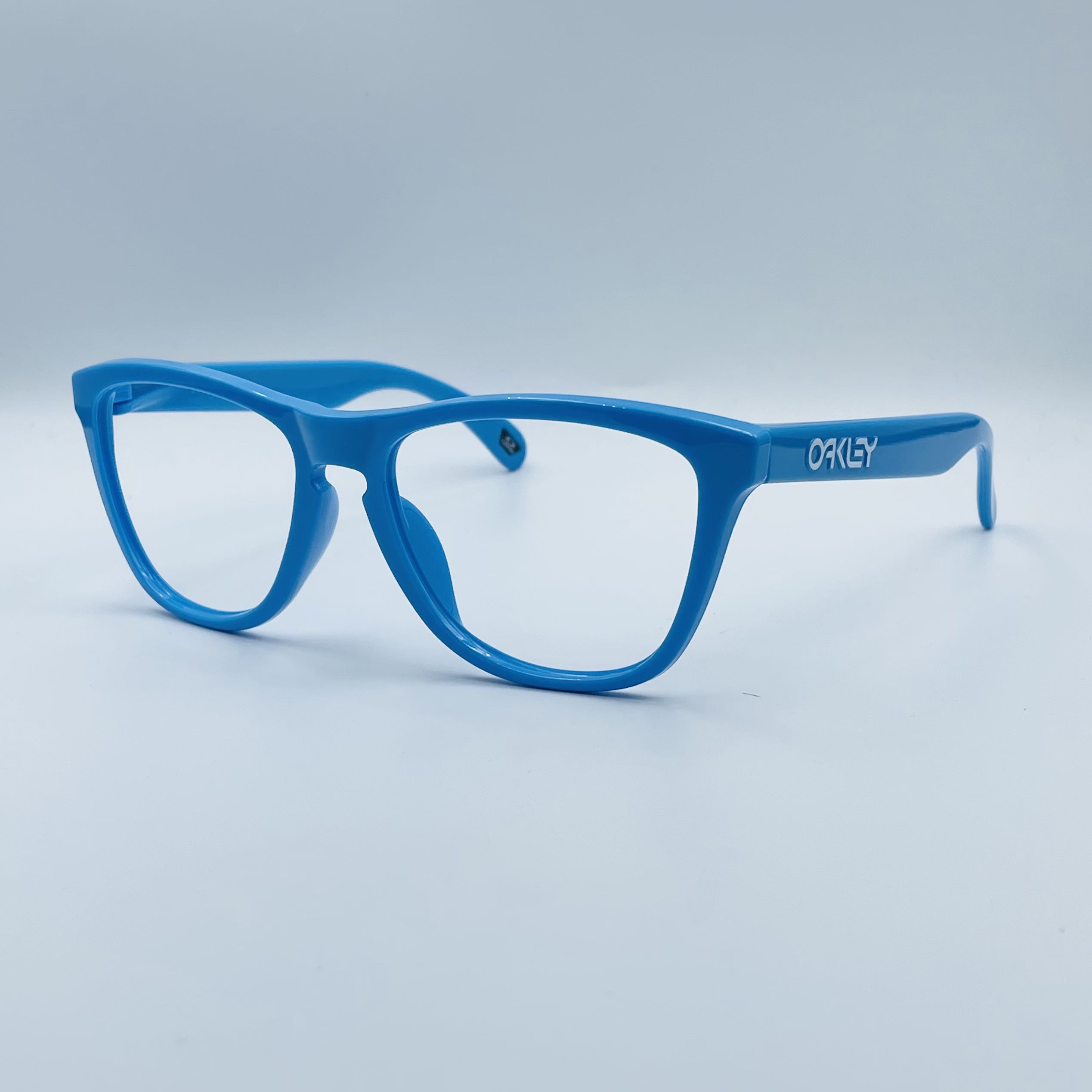 Oakley frogskins blue frame sale