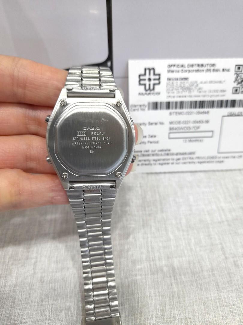 Casio b640w sales original vs fake