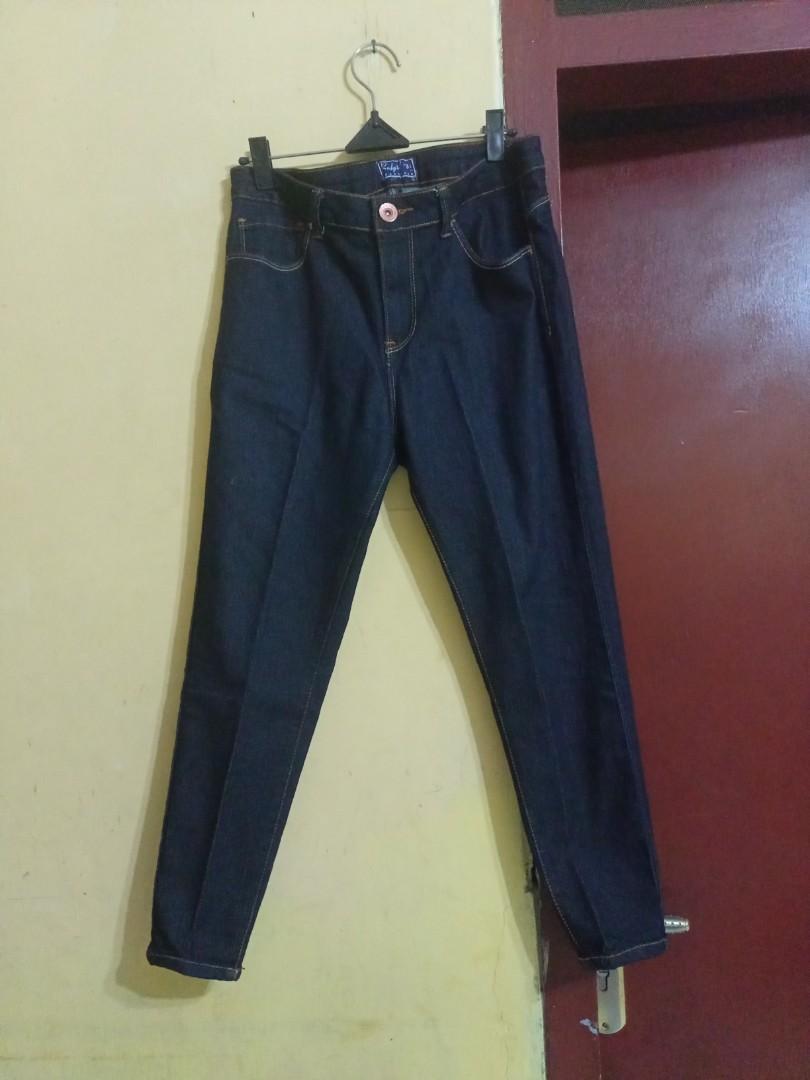 Black midwaist elastene skinny jeans 