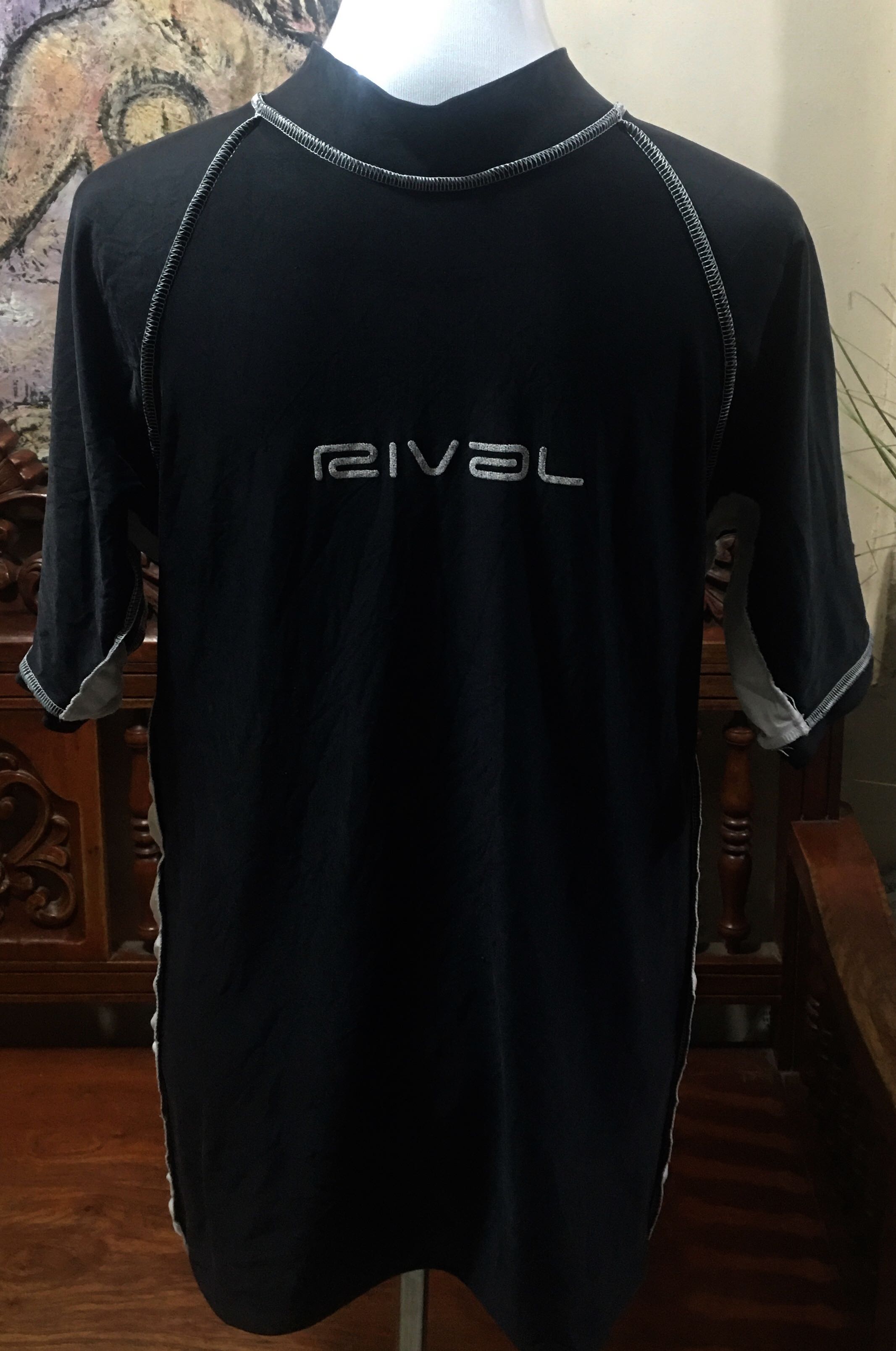 Rival black dri-fit, Men's Fashion, Activewear on Carousell