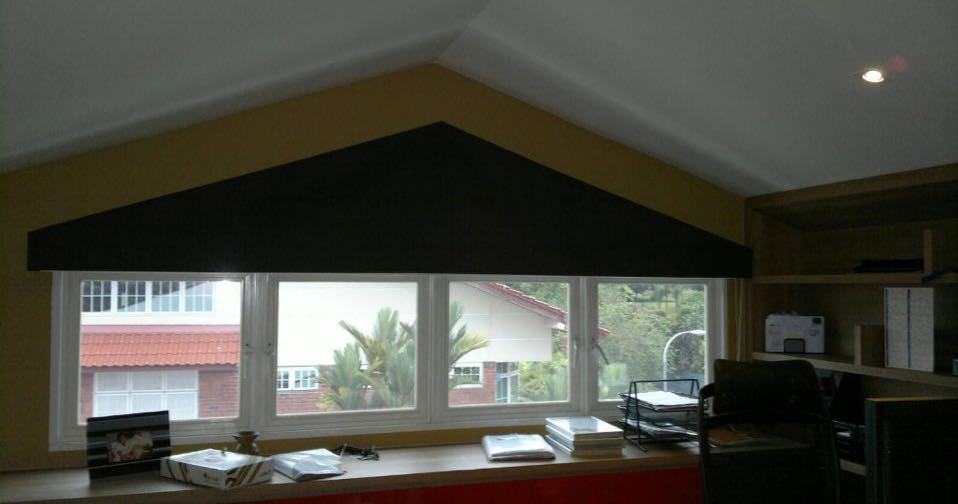 Roller Blinds for triangles windows, Furniture & Home Living, Home