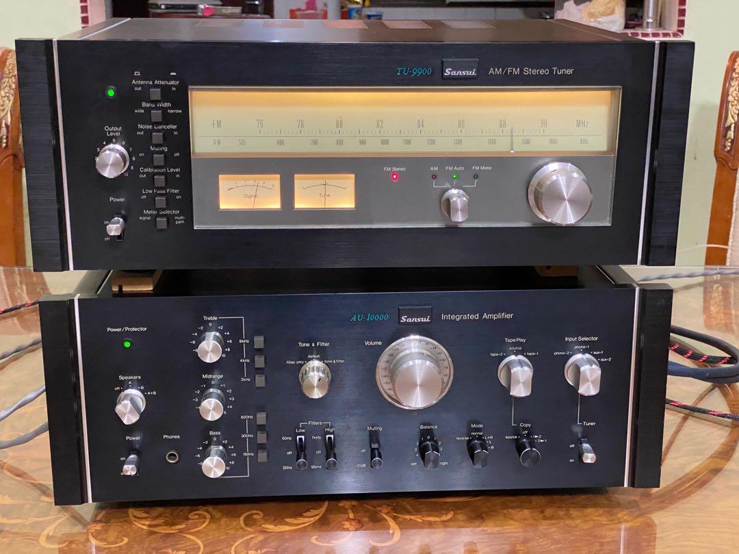 Sansui AU-10000 & TU 9900 integrated amp & Tuner, Audio