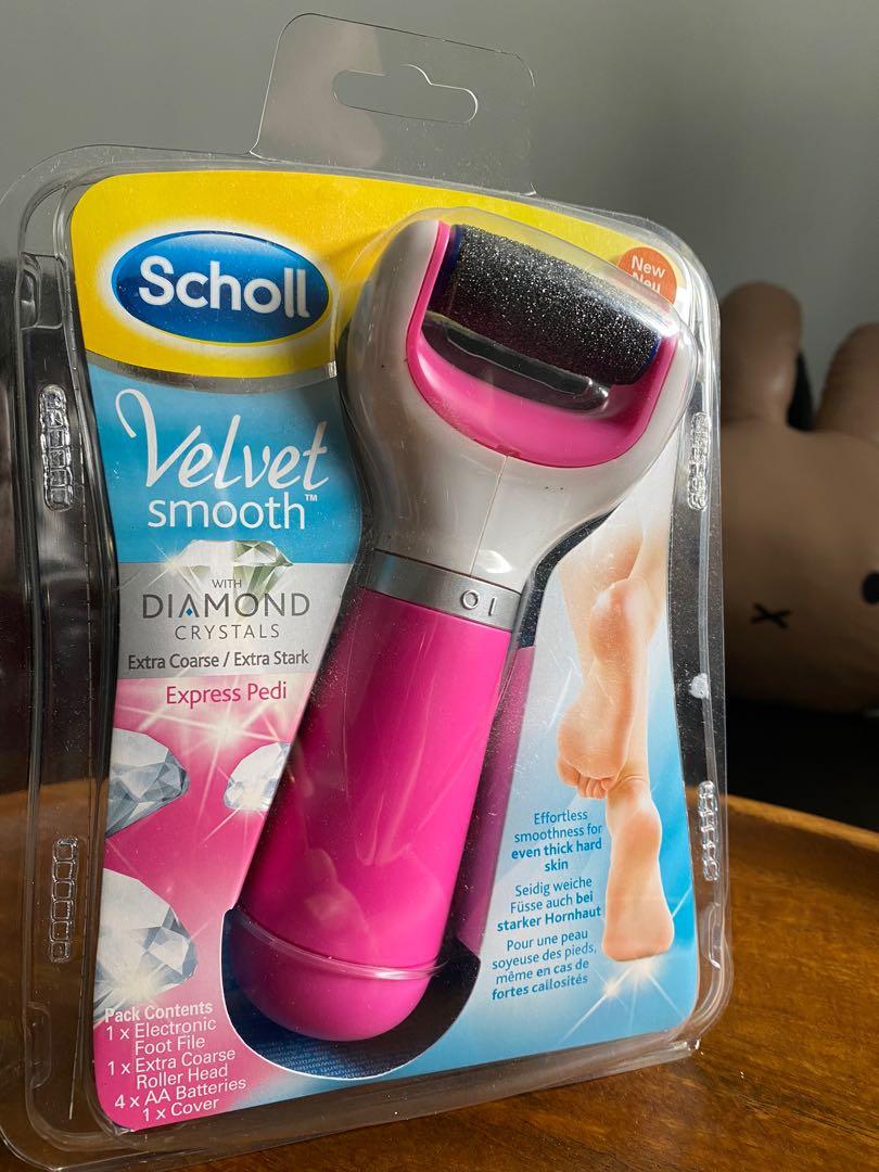 spiraal Vermeend krater Scholl Velvet Smooth Express Pedi with Diamond Crystals, Beauty & Personal  Care, Foot Care on Carousell