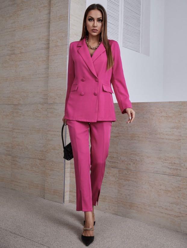 SHEIN blazer top\u0026 pants, Women's 