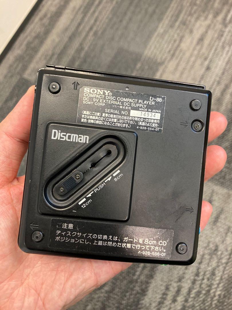 Sony Discman D-88 CD walkman player D88, 音響器材, 音樂播放裝置MP3