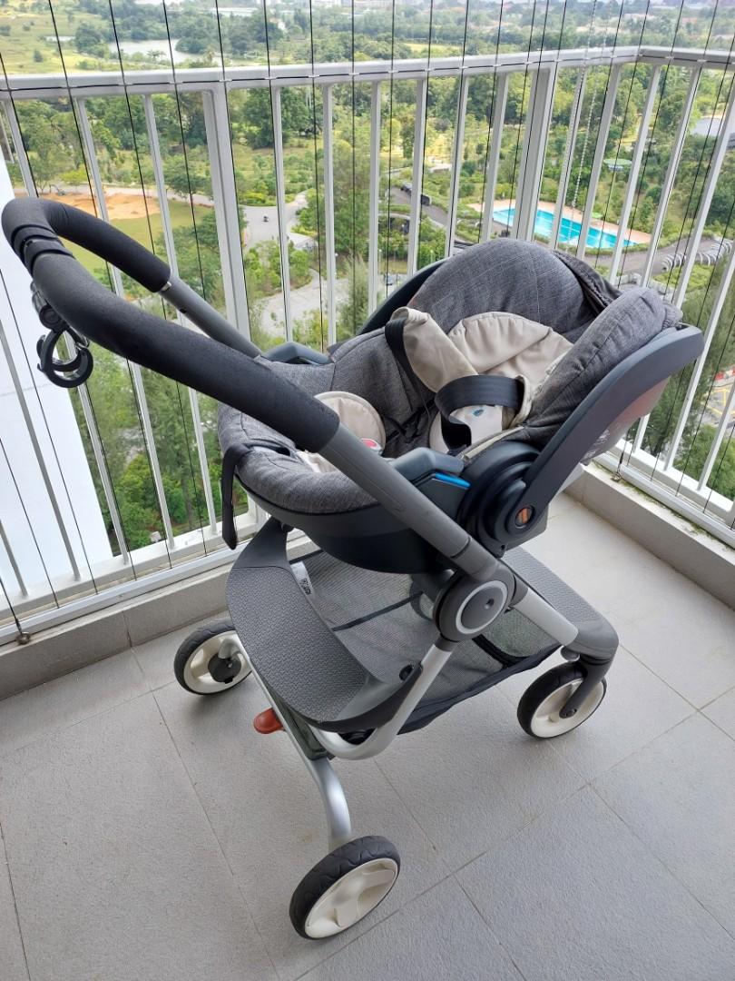 Stokke iZi Go stroller and Car Seat Babies Kids Going Out Strollers on Carousell