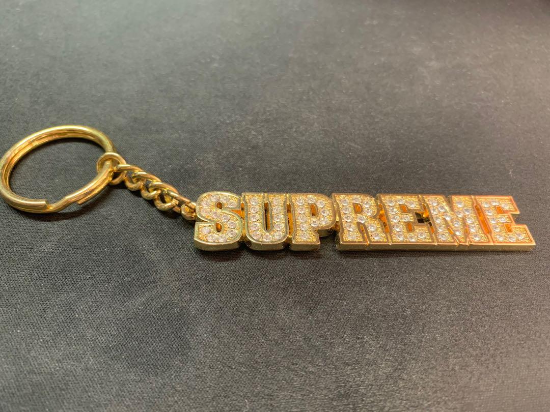 Supreme block sale logo keychain