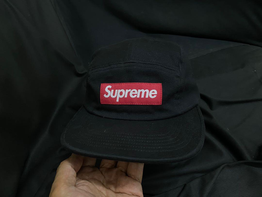 Supreme Box Logo Camp Cap - Black