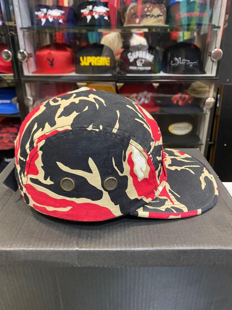 Supreme tiger camo camp cap hotsell